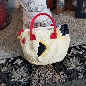 Rubber Hen chicken purse
